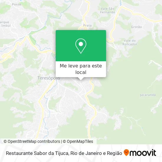 Restaurante Sabor da Tijuca mapa