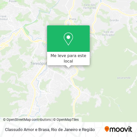 Classudo Amor e Brasa mapa