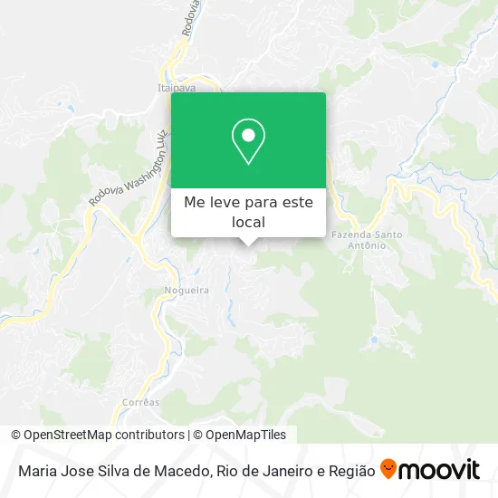 Maria Jose Silva de Macedo mapa