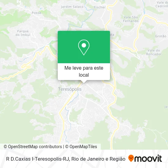 R D.Caxias I-Teresopolis-RJ mapa