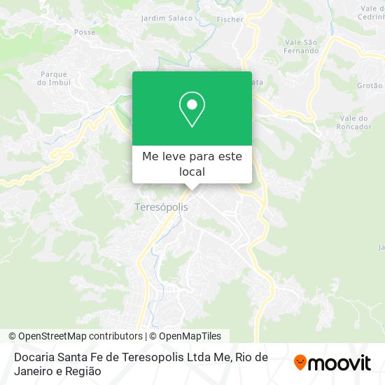 Docaria Santa Fe de Teresopolis Ltda Me mapa