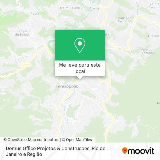 Domus Office Projetos & Construcoes mapa