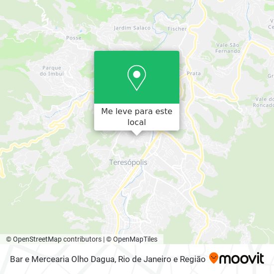 Bar e Mercearia Olho Dagua mapa