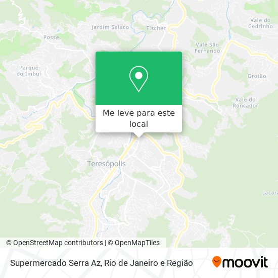 Supermercado Serra Az mapa