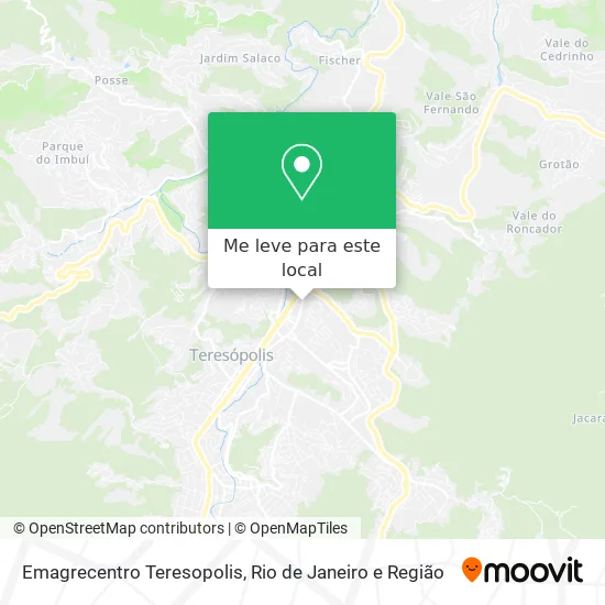 Emagrecentro Teresopolis mapa