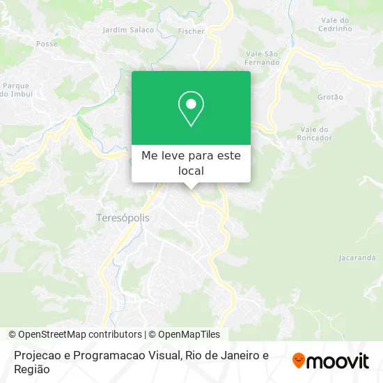 Projecao e Programacao Visual mapa