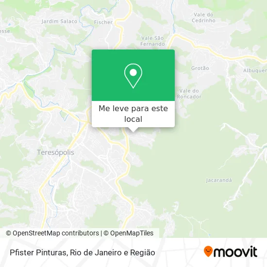 Pfister Pinturas mapa