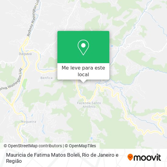 Mauricia de Fatima Matos Boleli mapa