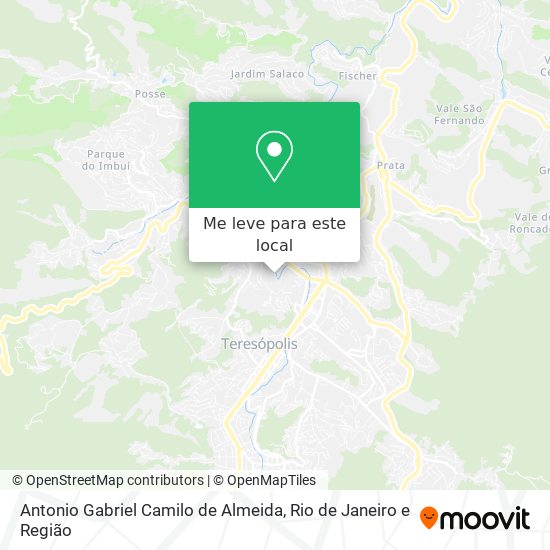 Antonio Gabriel Camilo de Almeida mapa