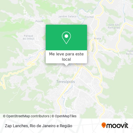 Zap Lanches mapa