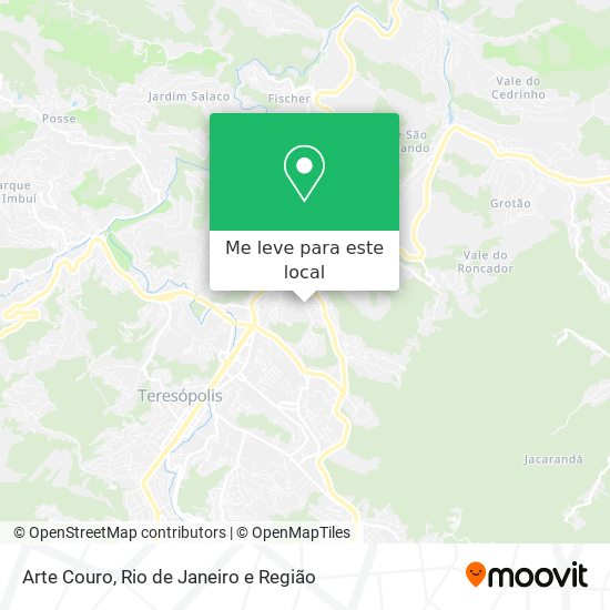 Arte Couro mapa