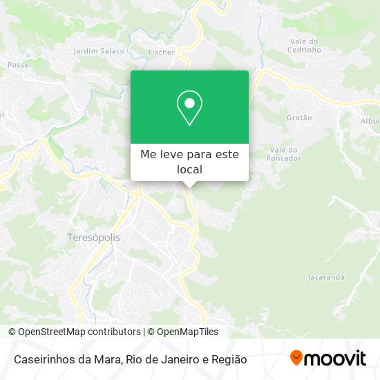 Caseirinhos da Mara mapa