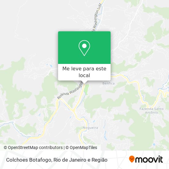 Colchoes Botafogo mapa