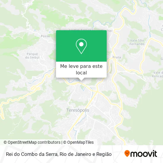 Rei do Combo da Serra mapa