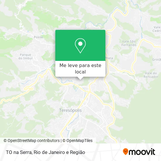 TO na Serra mapa