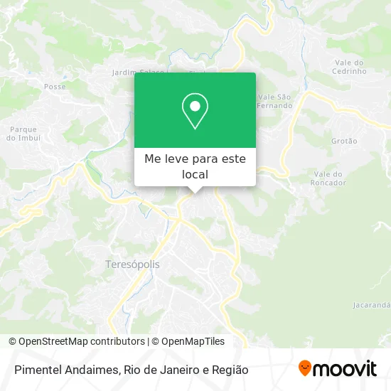 Pimentel Andaimes mapa
