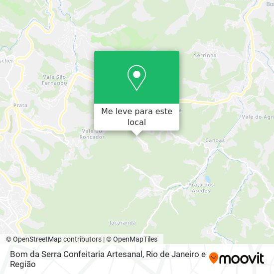 Bom da Serra Confeitaria Artesanal mapa