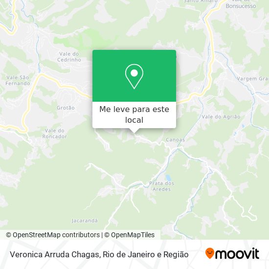 Veronica Arruda Chagas mapa