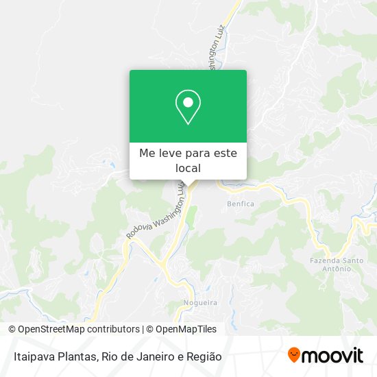 Itaipava Plantas mapa