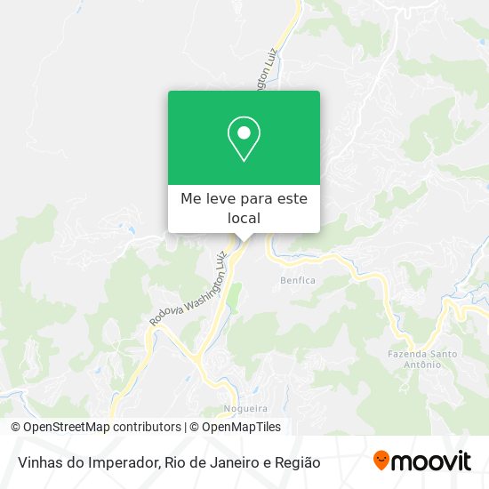Vinhas do Imperador mapa