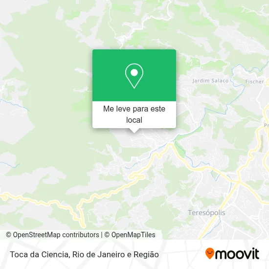 Toca da Ciencia mapa