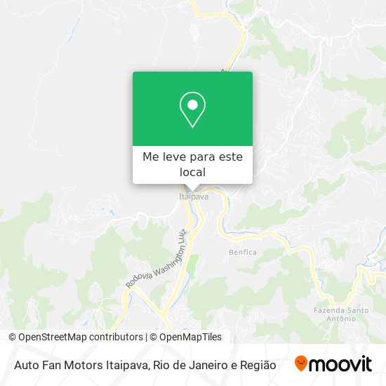 Auto Fan Motors Itaipava mapa