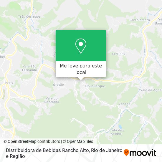 Distribuidora de Bebidas Rancho Alto mapa