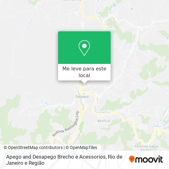 Apego and Desapego Brecho e Acessorios mapa