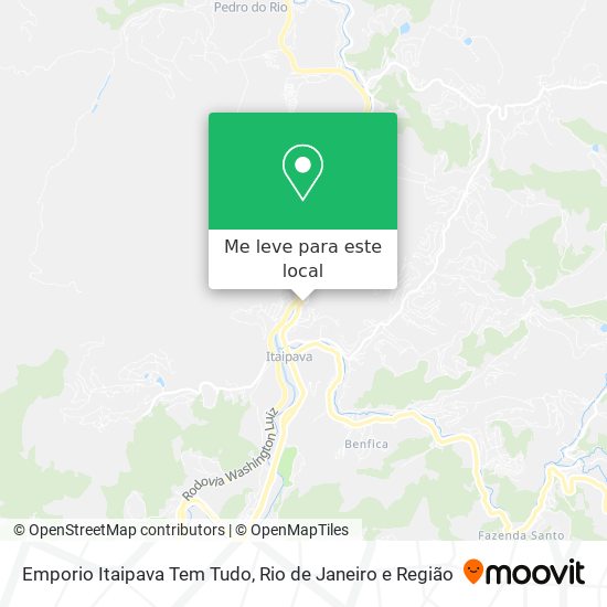 Emporio Itaipava Tem Tudo mapa