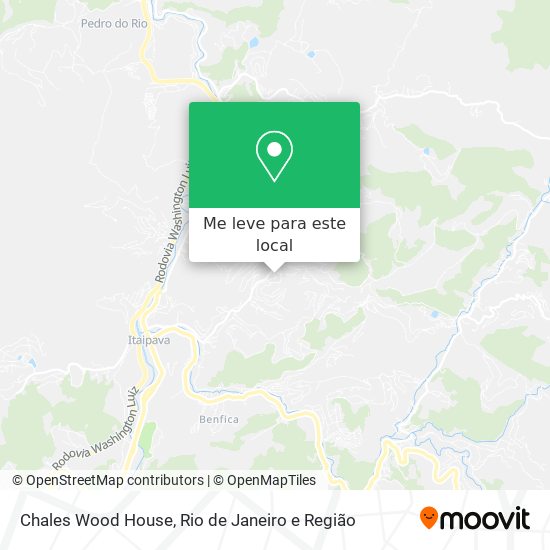 Chales Wood House mapa