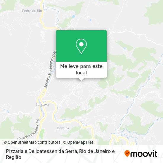 Pizzaria e Delicatessen da Serra mapa