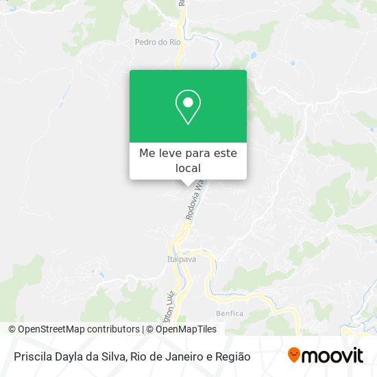 Priscila Dayla da Silva mapa