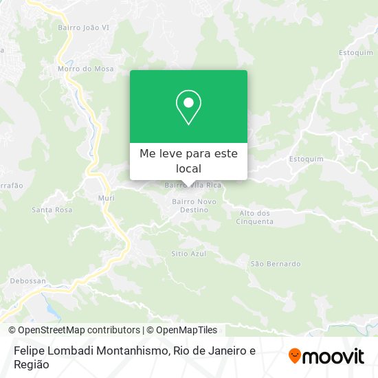Felipe Lombadi Montanhismo mapa