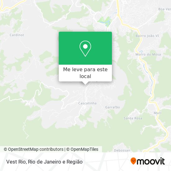 Vest Rio mapa