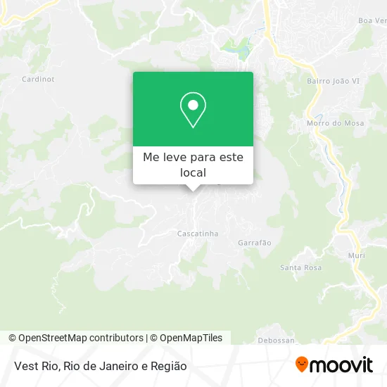 Vest Rio mapa