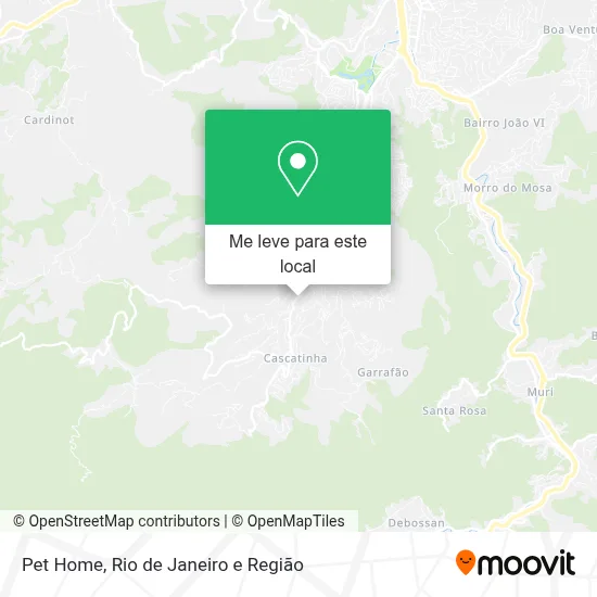 Pet Home mapa