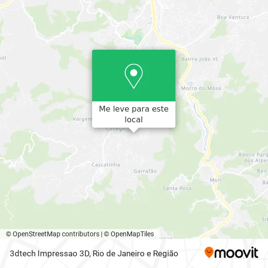 3dtech Impressao 3D mapa