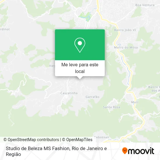 Studio de Beleza MS Fashion mapa