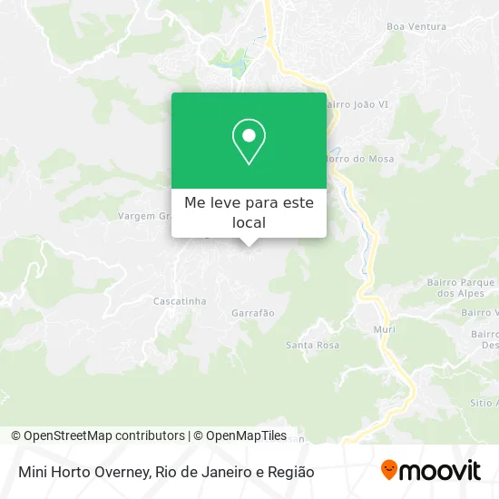 Mini Horto Overney mapa