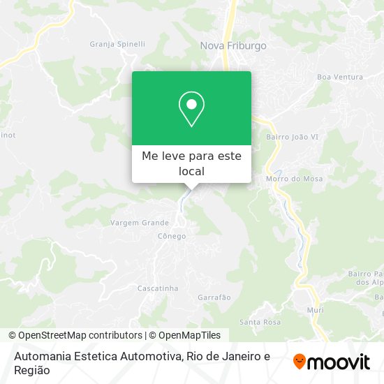 Automania Estetica Automotiva mapa