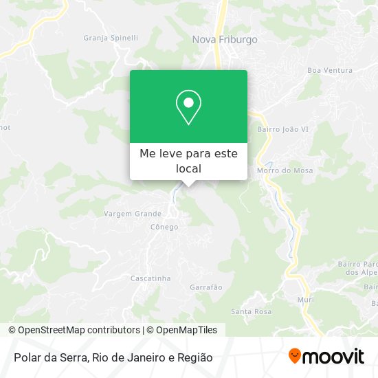 Polar da Serra mapa