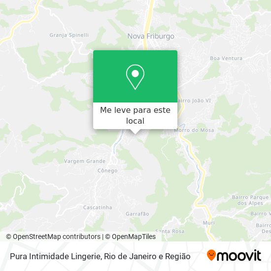 Pura Intimidade Lingerie mapa
