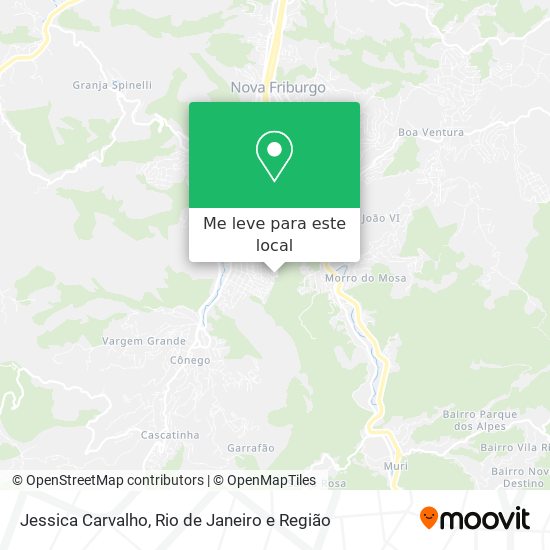 Jessica Carvalho mapa
