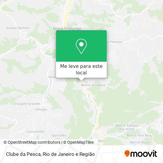 Clube da Pesca mapa