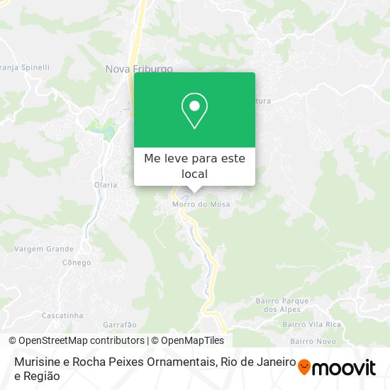 Murisine e Rocha Peixes Ornamentais mapa