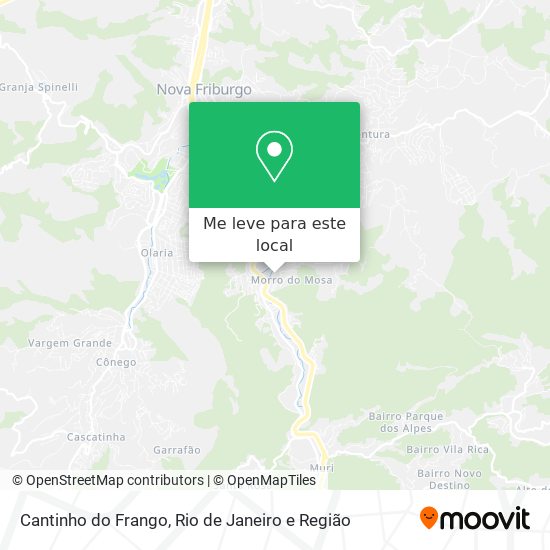 Cantinho do Frango mapa
