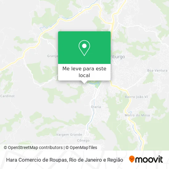 Hara Comercio de Roupas mapa