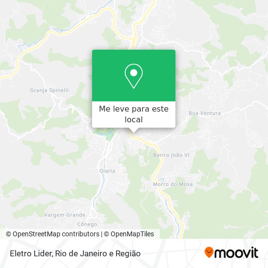Eletro Lider mapa
