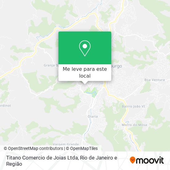 Titano Comercio de Joias Ltda mapa