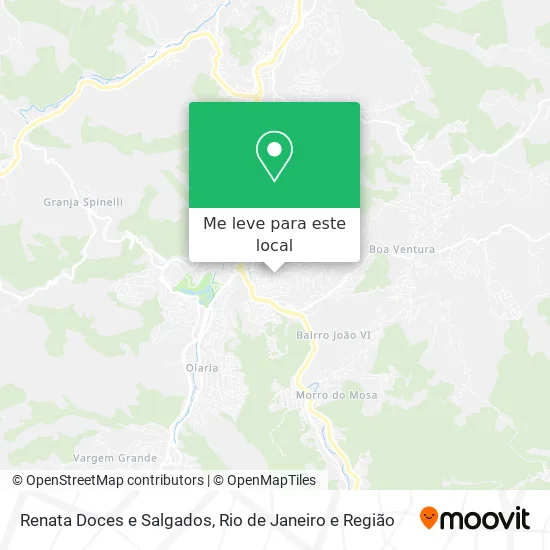 Renata Doces e Salgados mapa